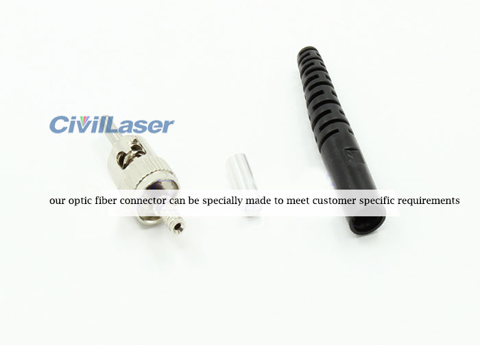 ST Multimode Metal Fiber Optic Connector ∮ 2.5mm